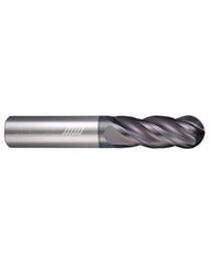 0.625″ Dia. × 0.625″ Shank × 1.625″ DOC × 3.5″ OAL, APLUS, 4 Flute, Ballnose End Mill