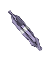 #6 × 1/2″ × 3″, 60 Degrees, Carbide, Hard'X, Center Drill