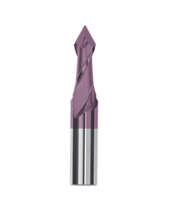 ‎8 mm Dia. × 0.315″ Shank × 0.63″ Flute Length × 2-3/4″ OAL, 60 Degrees, Carbide, Hard'X, Multi-Function Tool