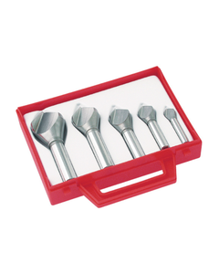 ‎#423 - 5 pc Countersink Set, 10 mm to 30 mm, 120 Degrees, HSSCo