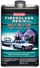 3M - Fiberglass Resin - 32 oz Resin, 0.37 oz Liquid - Exact Tool & Supply