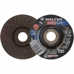 WALTER Surface Technologies - Depressed-Center Wheels Wheel Diameter (Inch): 4-1/2 Wheel Thickness (Inch): 3/64 - Exact Tool & Supply