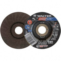 WALTER Surface Technologies - Depressed-Center Wheels Wheel Diameter (Inch): 5 Wheel Thickness (Inch): 3/64 - Exact Tool & Supply