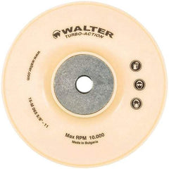 WALTER Surface Technologies - 6" Diam Disc Backing Turbo Backing Pad - 10,000 RPM - Exact Tool & Supply