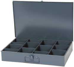 Durham - Vertical Adjustable Compartment Small Steel Storage Drawer - 18 Inches Wide x 12 Inches Deep - Exact Tool & Supply