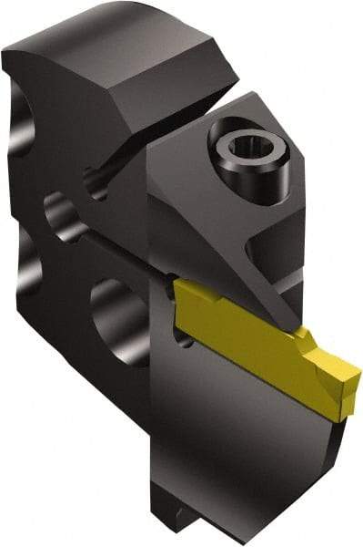 Sandvik Coromant - N123H2-0400-0004-TF Insert, 18mm Head Length, Modular Grooving Blade Holder Head - Left Hand Cut, System Size 32, Through Coolant, Series CoroCut 1-2 - Exact Tool & Supply
