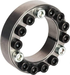 Climax Metal Products - M6 Thread, 19mm Bore Diam, 47mm OD, Shaft Locking Device - 8 Screws, 7,135 Lb Axial Load, 1.85" OAW, 0.669" Thrust Ring Width, 222 Ft/Lb Max Torque - Exact Tool & Supply