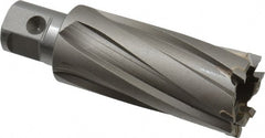 Nitto Kohki - 1-1/8" Diam x 2" Deep Carbide-Tipped Annular Cutter - Exact Tool & Supply