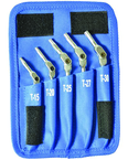 5 Piece - T15 - T30 - Chrome HexPro Pivot Head Star Wrench Set - Exact Tool & Supply