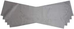 Made in USA - 5 Piece, 5" Wide x 20" Long Plastic Shim Stock Sheet - Silver, ±10% Tolerance - Exact Tool & Supply