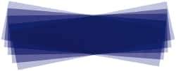 Made in USA - 5 Piece, 5" Wide x 20" Long Plastic Shim Stock Sheet - Purple, ±10% Tolerance - Exact Tool & Supply