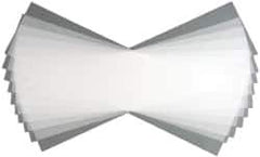 Made in USA - 10 Piece, 5" Wide x 20" Long Plastic Shim Stock Sheet - Matte (Color), ±10% Tolerance - Exact Tool & Supply