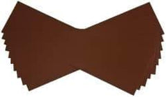 Made in USA - 10 Piece, 5" Wide x 20" Long Plastic Shim Stock Sheet - Brown, ±10% Tolerance - Exact Tool & Supply