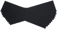 Made in USA - 10 Piece, 5" Wide x 20" Long Plastic Shim Stock Sheet - Black, ±10% Tolerance - Exact Tool & Supply