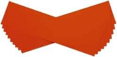Made in USA - 10 Piece, 5" Wide x 20" Long Plastic Shim Stock Sheet - Coral (Color), ±10% Tolerance - Exact Tool & Supply