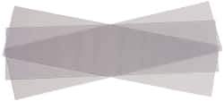Made in USA - 3 Piece, 5" Wide x 20" Long Plastic Shim Stock Sheet - Clear (Color), ±10% Tolerance - Exact Tool & Supply
