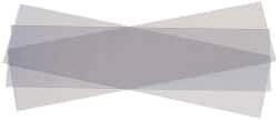 Made in USA - 3 Piece, 5" Wide x 20" Long Plastic Shim Stock Sheet - Clear (Color), ±10% Tolerance - Exact Tool & Supply