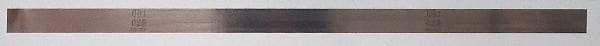 Made in USA - 0.008 Inch Thick x 10 Ft. Long x 1/2 Inch Wide, Feeler Stock Roll - Stainless Steel - Exact Tool & Supply