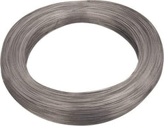 Value Collection - 5 Gage, 0.014 Inch Diameter x 1,913 Ft. Long, High Carbon Steel, Tempered Music Wire Coil - ASTM A228, 1 Lb. Shipping Weight - Exact Tool & Supply