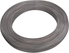 Value Collection - 10 Gage, 0.024 Inch Diameter x 651 Ft. Long, High Carbon Steel, Tempered Music Wire Coil - ASTM A228, 1 Lb. Shipping Weight - Exact Tool & Supply
