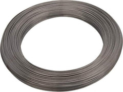 Value Collection - 12 Gage, 0.029 Inch Diameter x 447 Ft. Long, High Carbon Steel, Tempered Music Wire Coil - ASTM A228, 1 Lb. Shipping Weight - Exact Tool & Supply