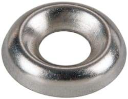 Value Collection - 0.1" Thick, Stainless Steel, Standard Countersunk Washer - 0.24" ID x 0.59" OD - Exact Tool & Supply
