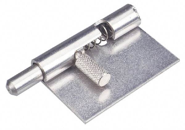 Made in USA - 1-3/4" Long x 1" Wide x 0.05" Thick, Un-Hinge - Stainless Steel - Exact Tool & Supply