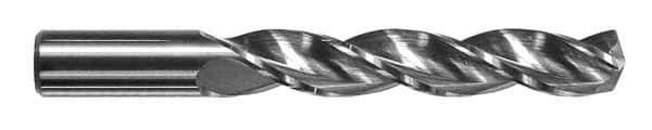 M.A. Ford - 0.1929" 118° Solid Carbide Jobber Drill - Bright Finish, Right Hand Cut, Spiral Flute, Straight Shank, 86mm OAL, Faceted Point - Exact Tool & Supply