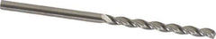 M.A. Ford - 3/32" 150° Solid Carbide Jobber Drill - Bright Finish, Right Hand Cut, Parabolic Flute, Straight Shank, 2" OAL, Standard Point - Exact Tool & Supply