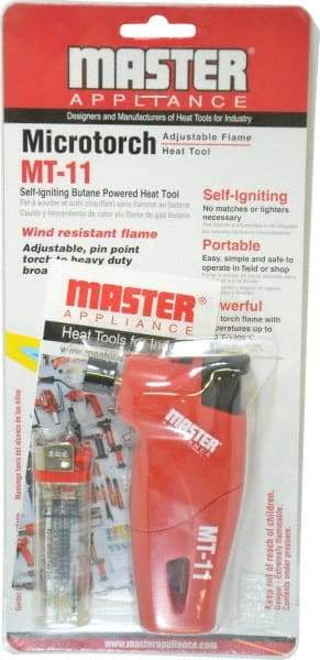Master Appliance - Palm Butane Torch - Exact Tool & Supply