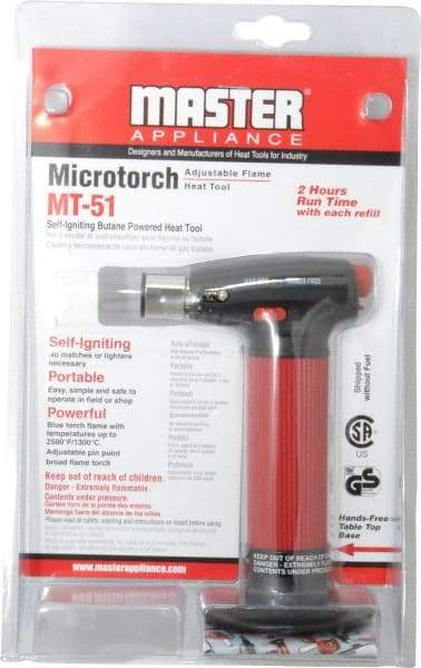 Master Appliance - Tabletop Butane Torch - Exact Tool & Supply