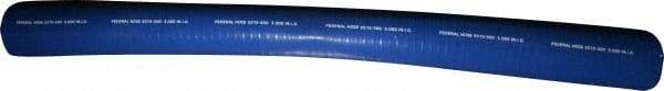 Federal Hose - 3" ID x 3.32" OD x 3' OAL, Coolant Hose - -65 to 350°F, Blue - Exact Tool & Supply
