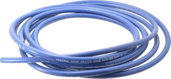Federal Hose - 1/4" ID x 0.58" OD x 25' OAL, Heater Hose - -65 to 350°F, Blue - Exact Tool & Supply