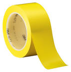 List 471 2" x 36 ydsVinyl Tape - Yellow - Exact Tool & Supply