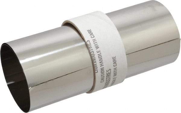 Made in USA - 50 Inch Long x 6 Inch Wide x 0.001 Inch Thick, Roll Shim Stock - Stainless Steel - Exact Tool & Supply