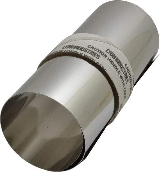Made in USA - 50 Inch Long x 6 Inch Wide x 0.003 Inch Thick, Roll Shim Stock - Stainless Steel - Exact Tool & Supply