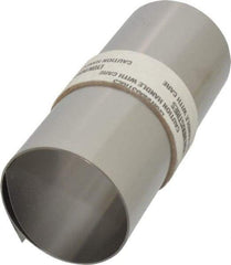 Made in USA - 50 Inch Long x 6 Inch Wide x 0.007 Inch Thick, Roll Shim Stock - Stainless Steel - Exact Tool & Supply