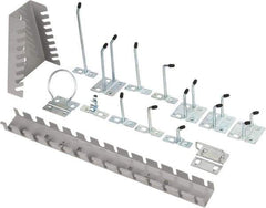 Kennedy - Tool Holder Sets For Square Hole Pegboard - Steel, 30 Piece Set - Exact Tool & Supply