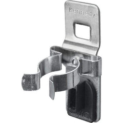 Kennedy - 3/4" Diam, Single Spring Clip Pegboard Hook - Steel - Exact Tool & Supply