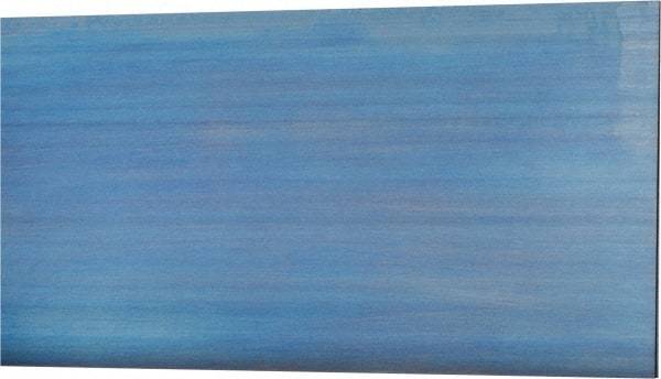 Made in USA - 6" Wide x 25" Long x 0.008" Thick, Spring Steel Sheet - Grade 1095 Blue Tempered - Exact Tool & Supply