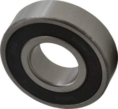 Value Collection - 7/8" Bore Diam, 2" OD, Double Seal Semi Ground Extra Light Radial Ball Bearing - 9/16" Wide, 1 Row, Round Bore, 1,565 Lb Static Capacity, 2,914 Lb Dynamic Capacity - Exact Tool & Supply
