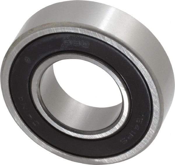 Value Collection - 1" Bore Diam, 2" OD, Double Seal Semi Ground Extra Light Radial Ball Bearing - 9/16" Wide, 1 Row, Round Bore, 1,565 Lb Static Capacity, 2,914 Lb Dynamic Capacity - Exact Tool & Supply