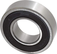 Value Collection - 1" Bore Diam, 2" OD, Double Seal Semi Ground Extra Light Radial Ball Bearing - 9/16" Wide, 1 Row, Round Bore, 1,565 Lb Static Capacity, 2,914 Lb Dynamic Capacity - Exact Tool & Supply