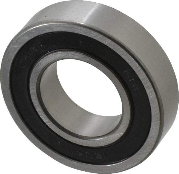 Value Collection - 1-1/4" Bore Diam, 2-1/2" OD, Double Seal Semi Ground Extra Light Radial Ball Bearing - 5/8" Wide, 1 Row, Round Bore, 2,195 Lb Static Capacity, 3,751 Lb Dynamic Capacity - Exact Tool & Supply