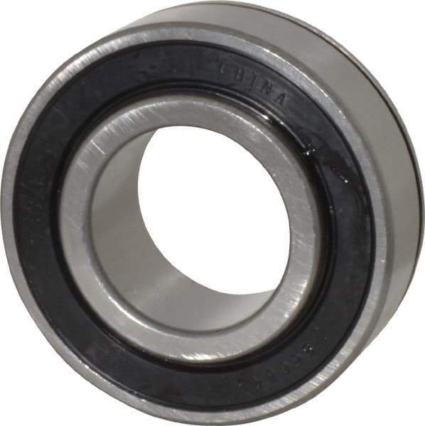 Value Collection - 1" Bore Diam, 2" OD, Double Seal Semi Ground Extra Light Radial Ball Bearing - 1 Row, Round Bore, 1,096 Lb Static Capacity, 2,040 Lb Dynamic Capacity - Exact Tool & Supply