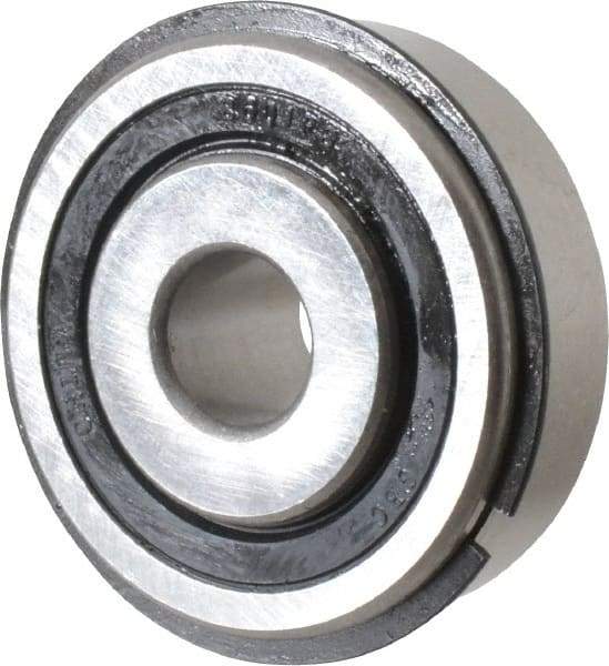 Value Collection - 1/2" Bore Diam, 1-3/4" OD, Double Seal Semi Ground Extra Light Radial Ball Bearing - 1 Row, Round Bore, 707 Lb Static Capacity, 1,366 Lb Dynamic Capacity - Exact Tool & Supply
