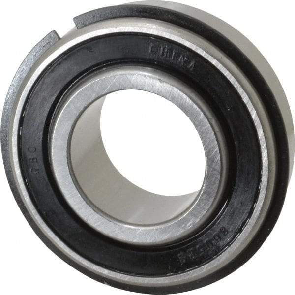Value Collection - 1" Bore Diam, 2" OD, Double Seal Semi Ground Extra Light Radial Ball Bearing - 1 Row, Round Bore, 1,096 Lb Static Capacity, 2,040 Lb Dynamic Capacity - Exact Tool & Supply