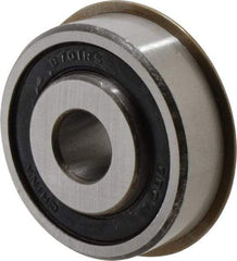 Value Collection - 1/2" Bore Diam, 1-3/4" OD, Double Seal Semi Ground Extra Light Radial Ball Bearing - 1 Row, Round Bore, 707 Lb Static Capacity, 1,366 Lb Dynamic Capacity - Exact Tool & Supply