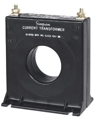 Simpson Electric - 100 Amp AC Input, 60 Hz, Panel Meter Current Transducer - 20, Screw Terminal, For Use with AC Ammeter - Exact Tool & Supply