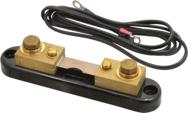 Simpson Electric - Panel Meter Portable Shunt - 50, 50 mV Drop, Screw Terminal, For Use with Falcon Series 200 mVDC Meters - Exact Tool & Supply